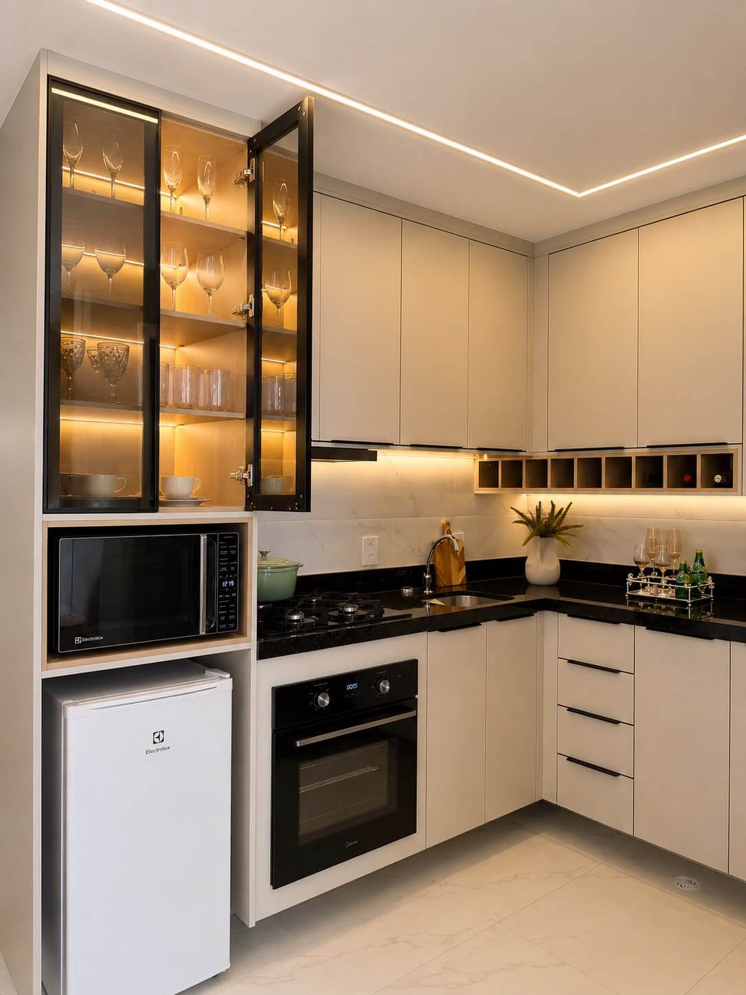 Projeto de cozinha da Studio RB Planejados
